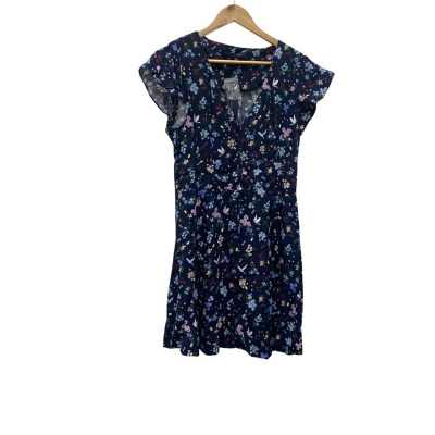 French Connection Womens  Size 10 Mini Dress Floral / Navy Blue BNWT$149
