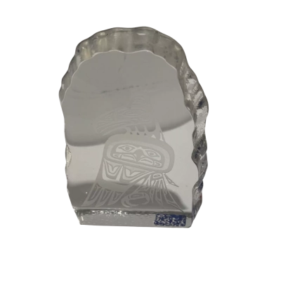 lead-free crystal glass paperweight, designed in Canada by Tilley