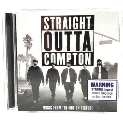 CD Album Released 2016 Various  Artists  – Straight Outta Compton (Music From The Motion Picture) Hip Hop, Funk / Soul  CD Has A Couple Of Light Scuff Marks That Doesn't Affect Play, Case Is Good