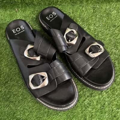 EOS Black Sandals Size 42 