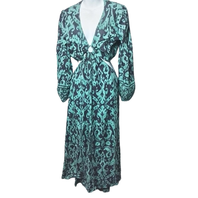 Tigerlily Womens  Size 12 Maxi Dress Green 