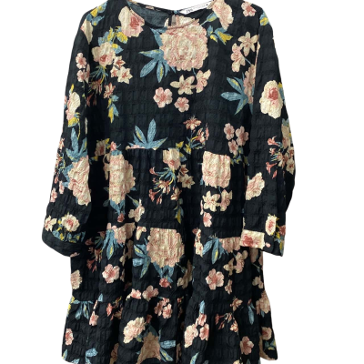 Zara Womens  Size XXL Black  / Floral dress