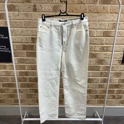 French Connection Womens white jeans Size 14 