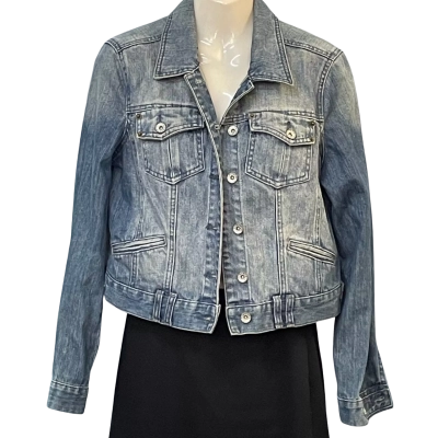 Just Jeans Womens  Size 12 Denim Jacket Blue 