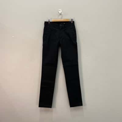 Calibre Mens  Size 28 Stretcher Chinos Black  
