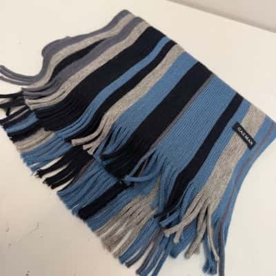 Gazman Blue Striped Scarf 