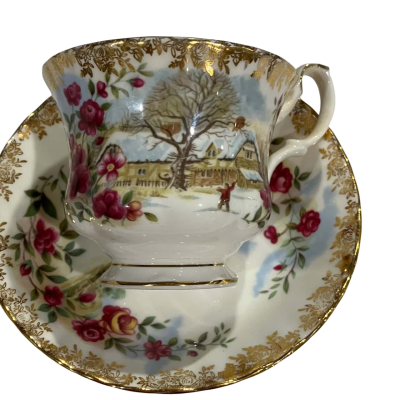 Vintage Royal Albert Four Seasons Cup & Saucer
