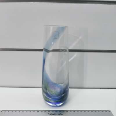 Cathness Glass Vase 23cm PreOwned Art 