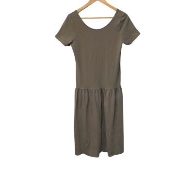 NWT Monkl Womens  Size L Olive Dress