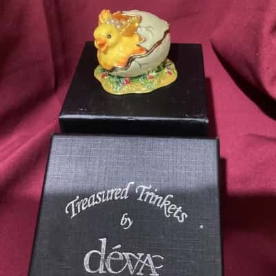 Hatching Chicken Jewelled Trinket Box