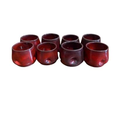 Kloto Togo vintage W/African pottery cups 