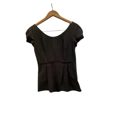 Veronika Maine Womens  Size 6 Black top
