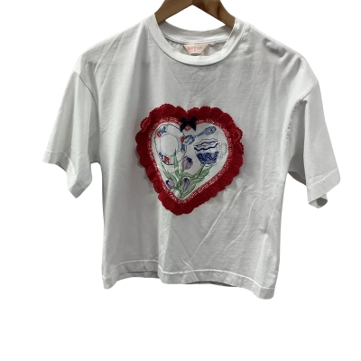 Gorman Womens  Size 6 Short Sleeve Top White 