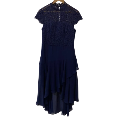 Forever New Womens  Size 12 Maxi Dress Navy Blue 