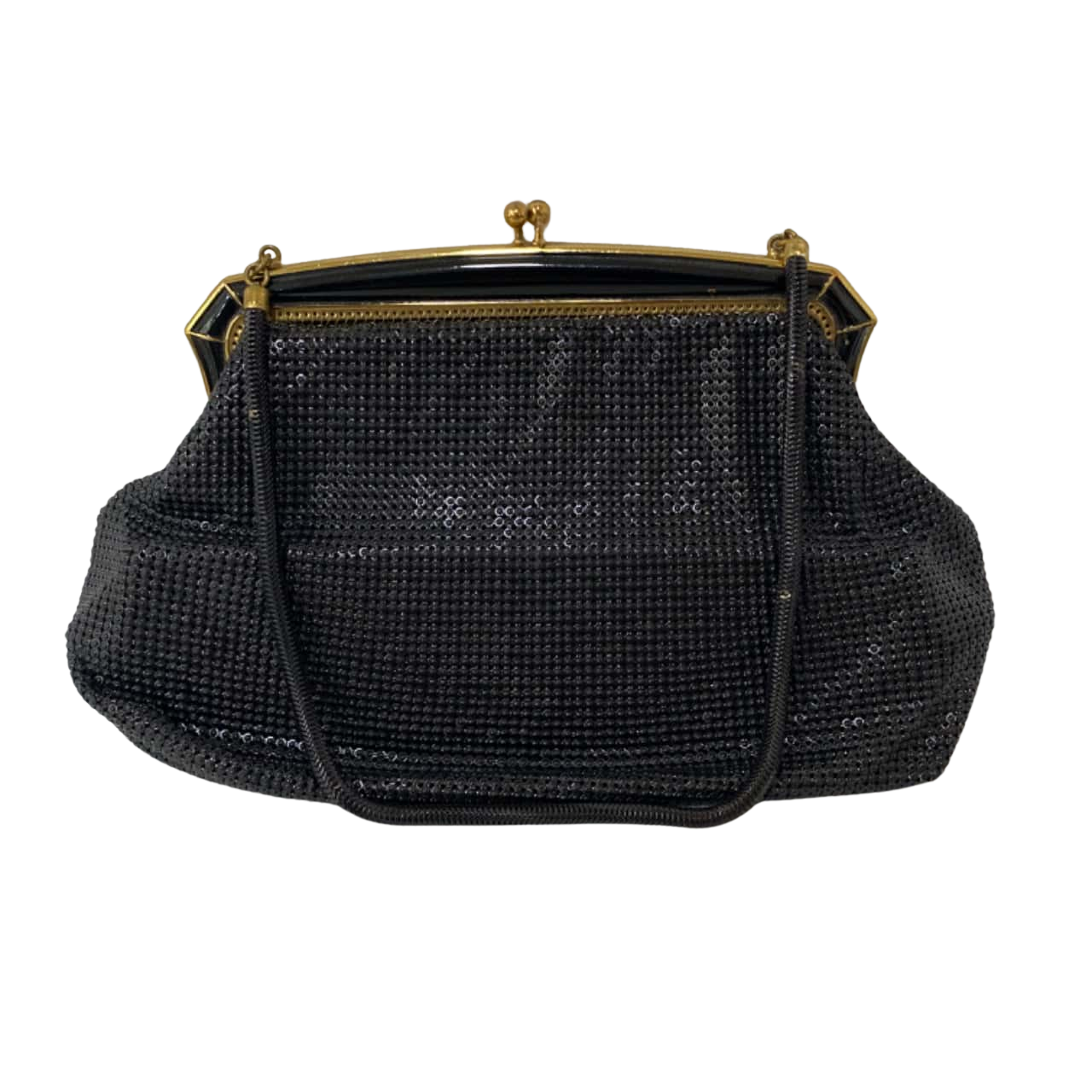 Oroton Womens Black Mesh Handbag(s)