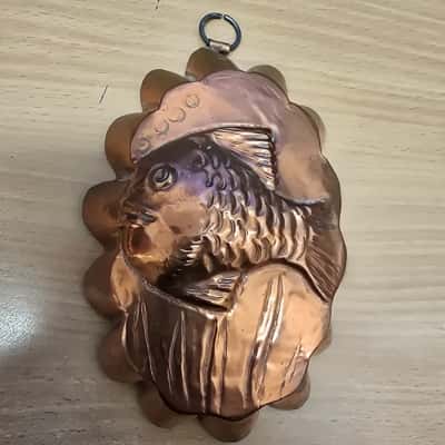 Vintage Copper Jelly Mould 