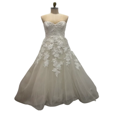  Womens Wedding Dress Size 16  White 