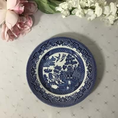 Churchill Blue Willow Pattern Side Plate
