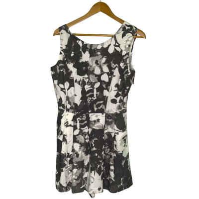 Staple the Label Womens  Size 12 Playsuit Floral / Grey / White 