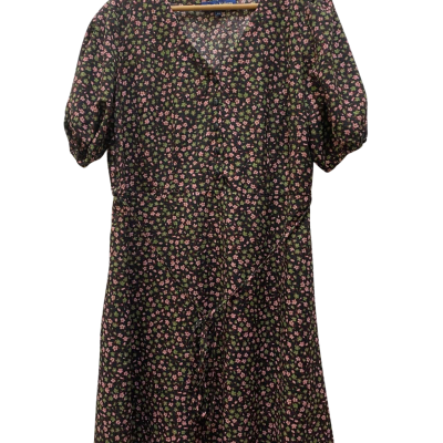 Princess Highway Womens  Size 14 Floral Dress / Midi Dress Black  / Floral 