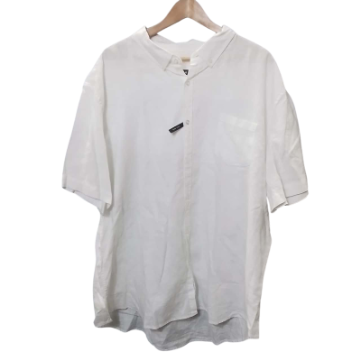 Tarocash Mens Size 4XL White Business Shirt  