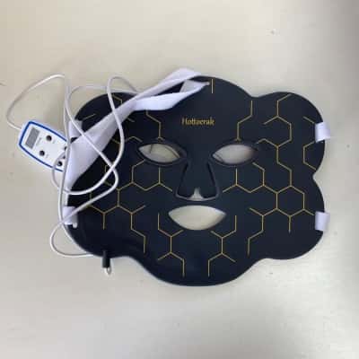 Hottoerak LED Face Mask For At Home Phototherapy And Skincare 7 Colourful Therapy Mask