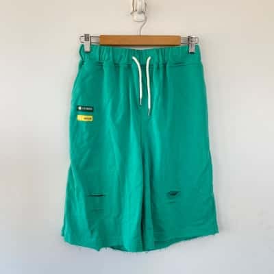Leman Green Jogger Shorts Size L