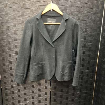  Ottod'ame Womens  Size 6 Black  Jacket 