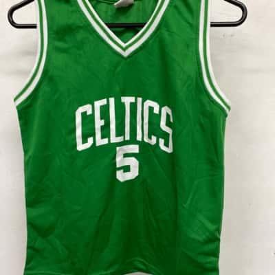 Celtics NBA Youth Kids  Size L Sport Top Green / White 