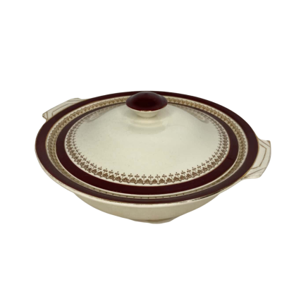 Vintage Alfred Meakin Royal Wembley Pattern covered Vegetable bowl 