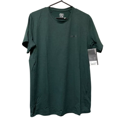 2XU Mens  Size L Short Sleeve Shirt Green 
