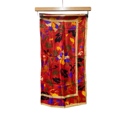 Oroton Womens  Silk Square Scarf Multicoloured 