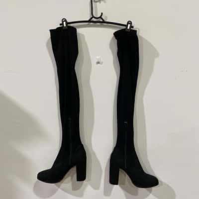 ASOS Womens Over The Knee Boots Size 9 Black  