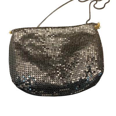  Womens Evening Bag Black  / Gold  with sequins 