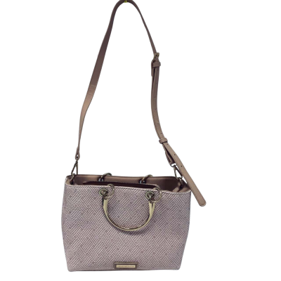 Colette by Colette Hayman  Womens Pink Herringbone Patterned Handbag 