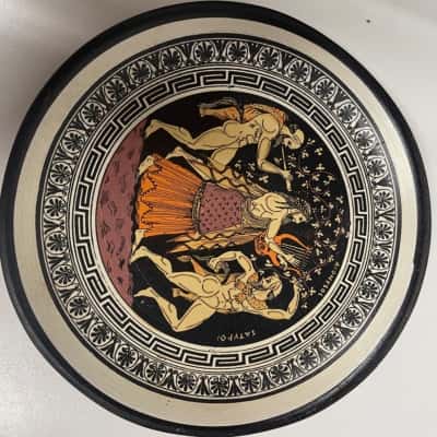 Hand Made Eatypoi Plate - Made In Greece
