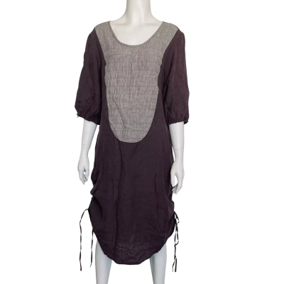 EvasSunday Linen Dress Size Small