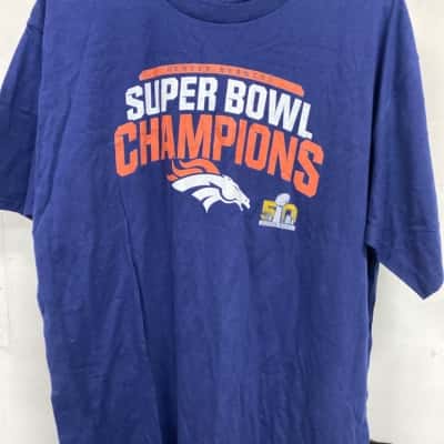 Denver Broncos Super Bowl champions NFL Shop Mens  Size XL Blue 