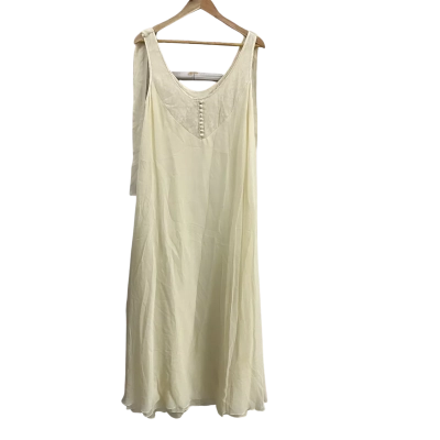  Womens Tale Told Size 12 White Rabbit Maxi Dress