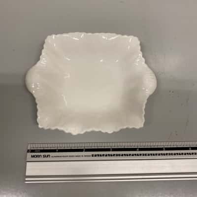 Shelley Fine Bone China Plain White Trinket Dish
