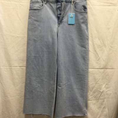 Sportsgirl Womens Size 16 Stretch Culotte Jeans Blue RRP: $79.95