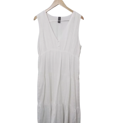 Minkpink Womens Size XL Sleeveless Dress  White 