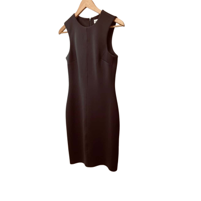 Calvin Klein Classic Black Sleeveless Pencil Dress Size 36