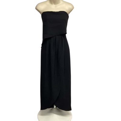 Esther Luxe Womens  Size 12 Bridesmaid Dress / Cocktail Dress Black  