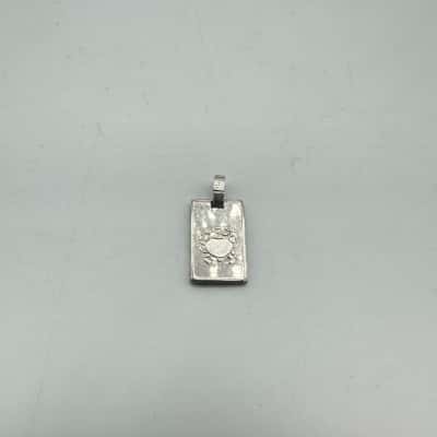 925 Sterling Silver Cancer Star Sign Pendant 
