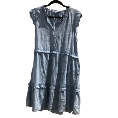 Just Jeans Womens  Size 10 Midi Dress Soft Blue Denim RRP $99.95