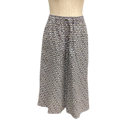 Alpha60 Womens  Size S Culottes Black  / Blue / Floral / White 
