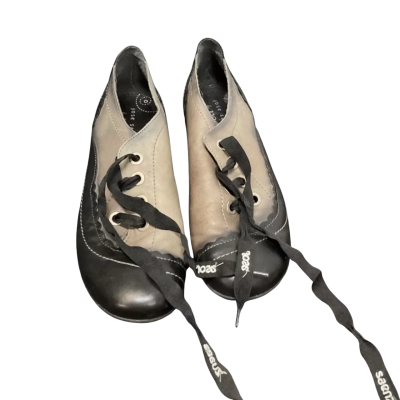  Women Jose Saenz Size 39 Sneakers Black  / Brown 