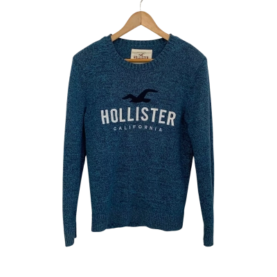 Hollister Mens  Size XS Jumper Blue / Navy Blue 