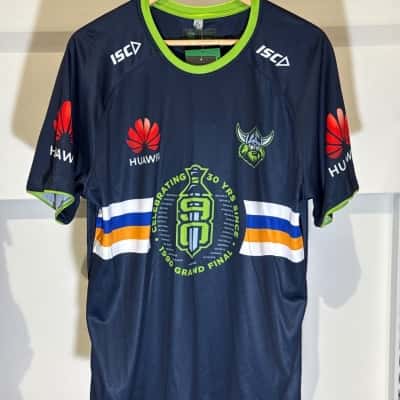 NRL Raiders Run Out Tee Mens Size XL 